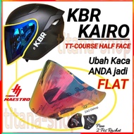 KBR KAIRO flat helmet visor venom flat visor open venom kbr kairo/