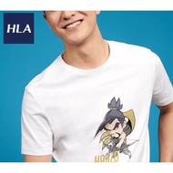 HLA Blizzard Series Overwatch Hanzo Graphic Printed White Shirt Men