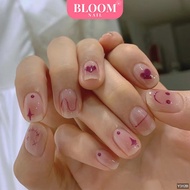 Fake Nails Nail Box Medium Style Pink Upturned Nails Bloom Nail Design Y312B