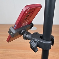 手机直播支架配件通用机位手机夹主播多机位固定夹杆拓展夹双机位Mobile phone live broadcast bracket accessories universal camera mobil