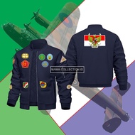 Jacket Motor Pria Wanita Bomber Maverick Top Gun Army Custom Tentara TNI Indonesia Terbaru