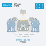 Bebeplay คอกกั้นเด็กเกาหลี รุ่น Robin Bird (Hug Bear) คอกเด็ก มาพร้อมของเล่นแบบใหม่ แป้นบาส และลูกบอ