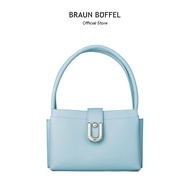 Braun Buffel Crepe Small Shoulder Bag In Aruba Blue