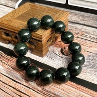 【一物一圖】17mm塔青和田玉手鍊