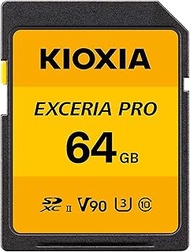 Kioxia LNPR1Y064GG4 Exceria Pro SD Card, Class 10, U3 UHS Speed Class, 270MB/s Read Speed, 260MB/s W