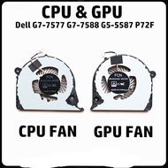 Fan for G7-7577 G7-7588 P72F G5-5587 Laptop CPU & GPU Cooling Fan 100% work