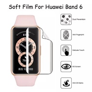 HD Clear TPU Full Coverage Screen Protector For Huawei band 6 / Honor Band 6 Smart Bracelets Protective Film Cover