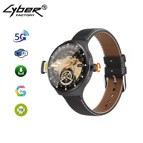 2025 NEW VP50 Smartwatch 4g/5g Sim Card Android 10.0 System 180° Pull out Camera GPS WIFI Play Game 