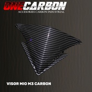 Visor mio m3 carbon glossy thick material Visor Mio M3 Variation Carbon autopartvariasi