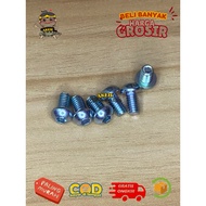 Galvanized M6x10 L Button Bolt M6 Screw M6 Bolt