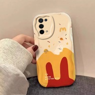 Love Rabbit Burger Fashion Cream print transparent phone case All-inclusive Soft case Samsung phone case for Samsung A12, A03S, A31, J7Prime, A10,A13, A50, A23, A32, S22Ultra