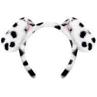 Headband Telinga Dalmatian, Headband Telinga Anjing untuk Wanita, Aksesori Rambut Kostum untuk Pesta