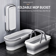 Foldable Mop Bucket Rectangular Household Floor Mop Wash Mop Special Bucket Mop Mop Mop Bucket