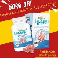 【BUY 3 FREE 1】KidGlow H-GRO Nutritional Increased High Calcium H Grow HGrow HGro Kid Glow 30's EXP20