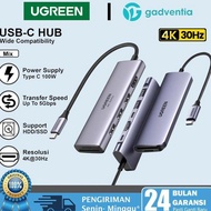 Ugreen Adapter 7In1 Type C Usb Hub Hdmi Ethernet 100W Usb 3.0 Macbook