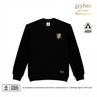Aerostreet Crewneck Hufflepuff Classic BLACK Sweater Sweatshirt BBAAA