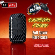[Mr.Key] Carbon Fiber Key Case Cover for For Land Rover Evoque Range Rover Sport Evoque Discovery4 F