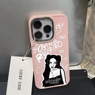 Sexy Beauty Pattern Phone Case Compatible for IPhone 15 13 11 14 12 Pro  7 8 Plus IPhone SE2020 X XS MAX High Quality Boutique Metal Lens Protector  Phone Casing