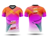 Jersey Kaos V Neck Fun Run 001 Fullprinting Custom