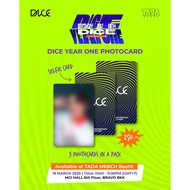❤️ พร้อมส่งในไทย 🖤 พร้อมส่งในไทย ! DICE YEAR ONE PHOTOCARD!