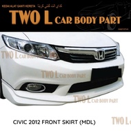 Honda Civic FB 2012-2015 OEM Full Skirt Bodykit Material ABS No Paint