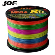 JOF Brand 1000M&500M 8 Strand Japan Multifilament 100% PE Braided Fishing Line 18LB To 78LB Bait Thr