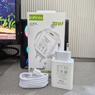 INFINIX 70W Note 40 Pro Zero Flip Type C Super Fast Charging Charger