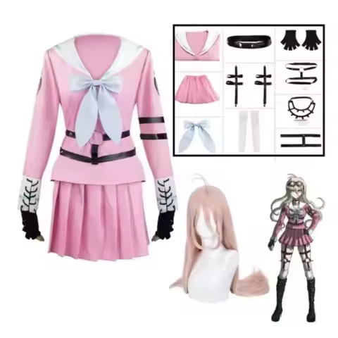 Anime Danganronpa V3 Miu Iruma women dress girls uniforms clothing cosplay costumes