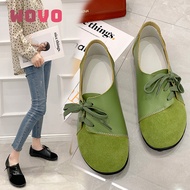 FC3 WOVO Leather Fashion Korean Loafers - Women's Flats