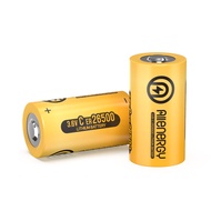 Lithium C Batteries 9000mAh 3.6V ER26500 Lithium Batteries C Size 2 Pack Non-Rechargeable Lithium Li