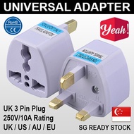 UK 3 Pin Plug Universal Adapter Travel Adapter