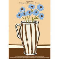 Summerstuff.marine-POSTER WHISPERS OF SUMMER BLOOMS A3 Size 29.7cmx 42.0 cm