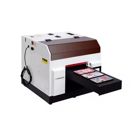Easy to Operate Small Printer Machine for Golf Metal Card Id Cards A4 Uv Printer L800 Inkjet Printer