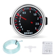 3 Bar Boost Gauge Car Turbo Boost Meter 2"52mm Turbin Mechanical Boost Indicator Meter For Gasoline 