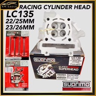 SUPRIMO LC135 RACING SUPER HEAD CYLINDER HEAD  22/25  23/26 WITH VALVE & ROCKER ARM ONLY