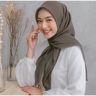 Paris Voal Premium 4-Sided Sewing Square Hijab Square Hijab/ - Godiva96 Hijab Medan