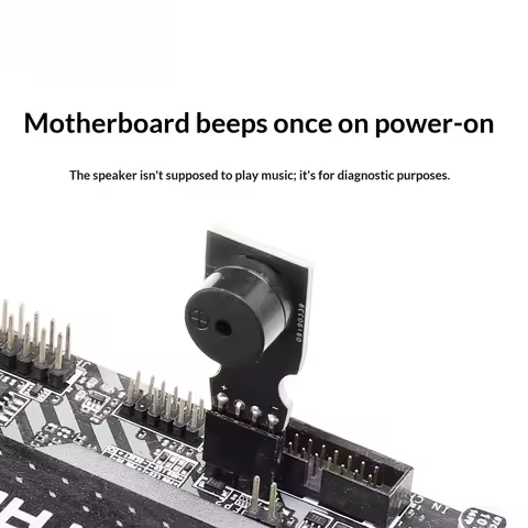 Passive 4-Pin Motherboard Beep Alarm Speaker Computer Fault Identification Speaker Cannot Play Music