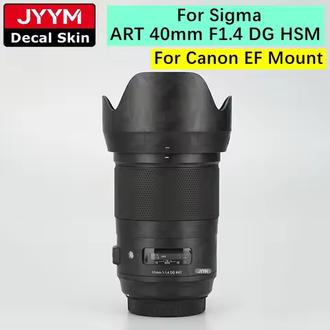 Lens Sticker For Sigma ART 40mm F1.4 DG HSM Decal Skin Vinyl Wrap Film Protector Coat ART40 40 1.4 F