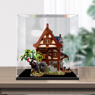 Transparent Acrylic Display Box For LEGO 21325 Medieval Blacksmith Shop Storage Case Dustproof Cover