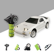Toys Mini LDRC 1/18 RX7 LD1802 RC Racing Car RWD Gyroscope Wireless Control Electric Drift Vehicles