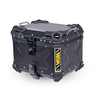 Motorcycle Aluminum Tail Box 45L 55L Top Case Moto Rear Luggage Trunk 45L Motorcycle Travel Helmet S