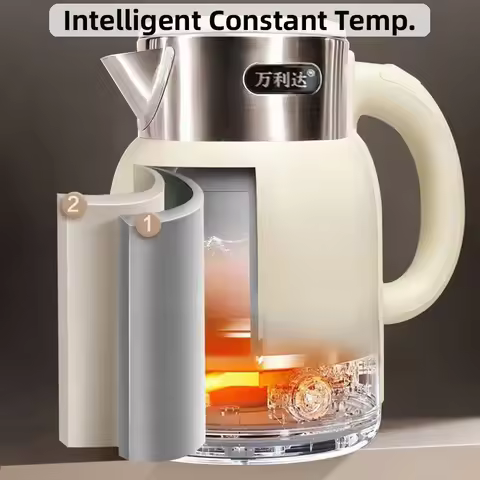 Intelligent Constant Temperature Electric Kettle 1500w Stainless Steel Electric Kettle Household 1.8