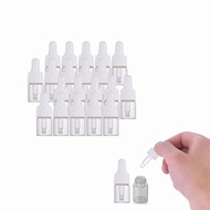 20 Pieces 1ml 2ml 3ml 5ml Empty Glass Dropper Bottles Essential Oil Sample Bottles With Rubber Dropp