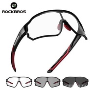 ROCKBROS Cycling Photochromic Bike Sunglasses Polarized Colors Lens Glasses