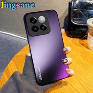 Jingsanc Ag vỏ mờ cho Xiaomi 14 Ốp silicon mờ vỏ vỏ lưng nhựa PC cứng chống sốc bao gồm tất cả A64-1