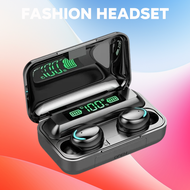 F9 Wireless Bluetooth Headphones Tws Game Earbuds Earphones Digital Display Heaset Large Capacity Ch