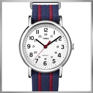 TIMEX Weekender Central Park White × Navy/Red T2N747 Regular Import