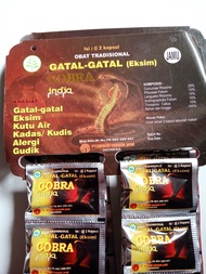 kapsul gatal cap cobra india isi 20 sachet -Asli original