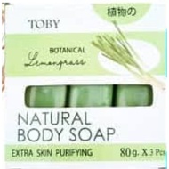 Toby Natural Body Soap _ Lemon Grass _ 80g*3