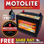 Motolite GOLD NS60 / B24 REVERSE Maintenance Free Car Battery - 21 Months Warranty - All Authentic &amp; Fresh Stocks